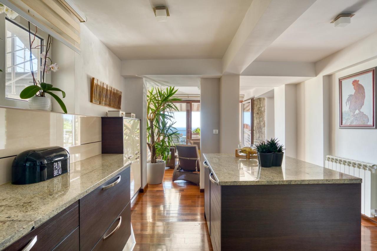 Apartman Marija Lux Sveti Stefan Exterior foto
